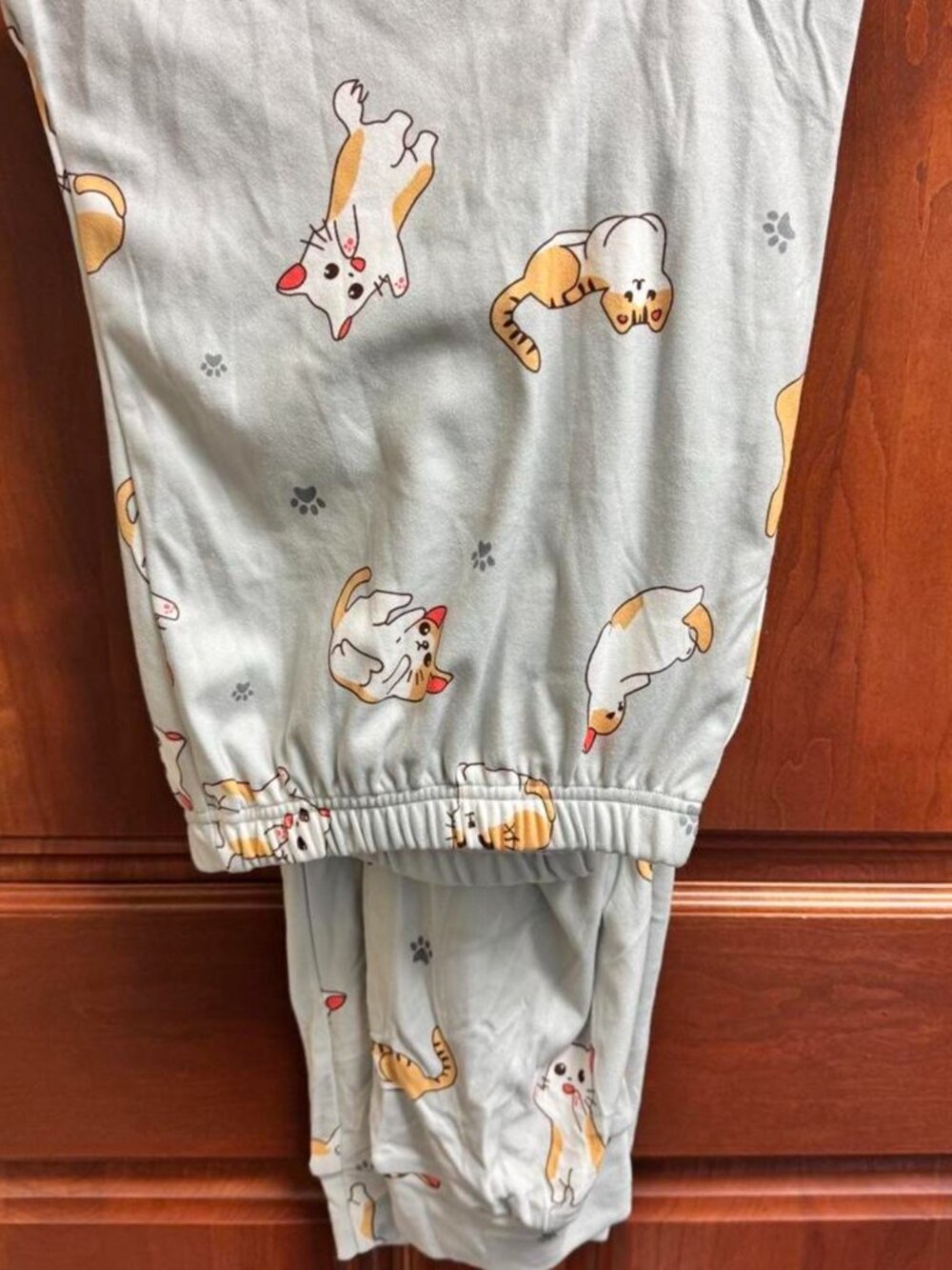 Women's Kitty Pajama Pants, Size 2XL